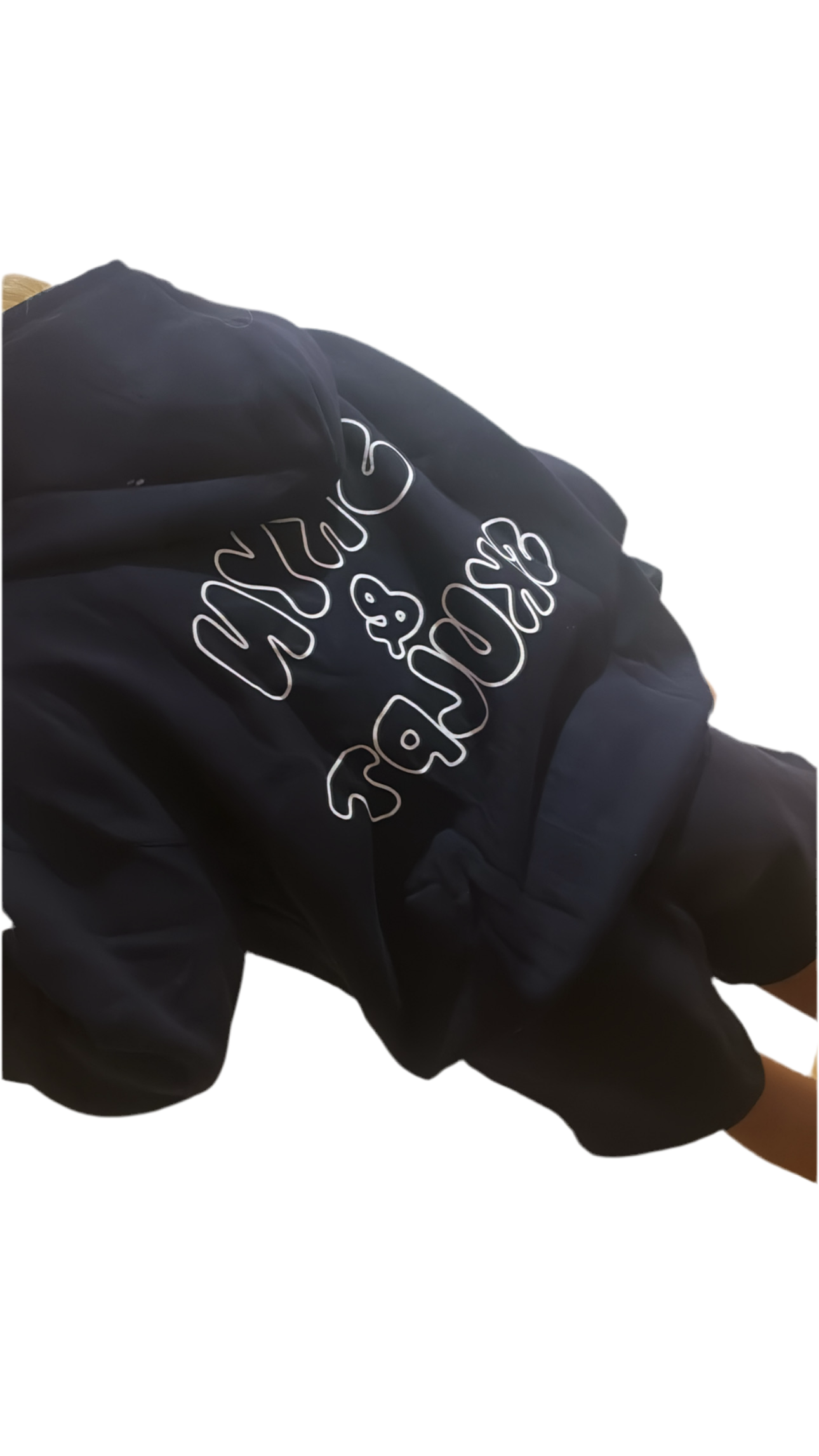 Skulpt slogan OVERSIZED zip-up hoodie & shorts set